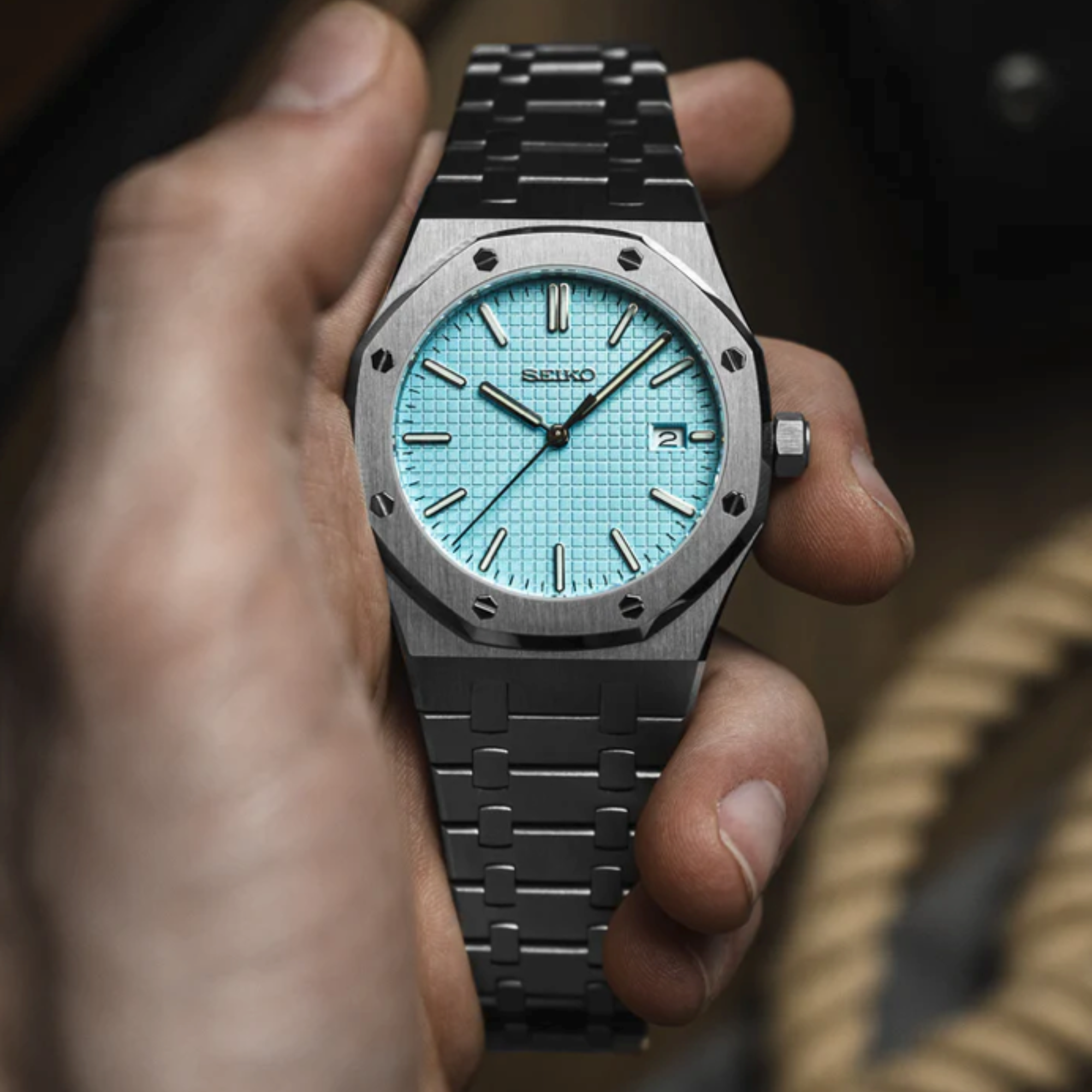 Royal Seikoak isblå