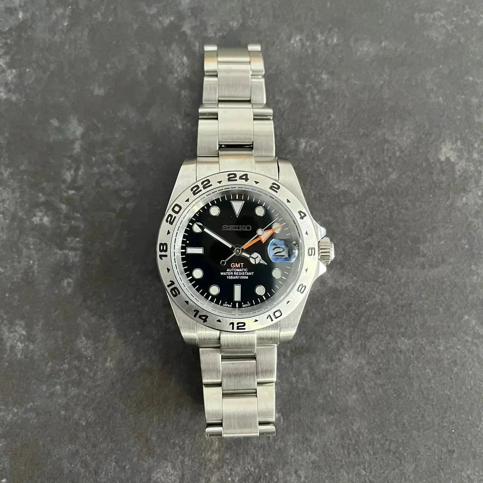 Stilfull GMT Klokke | Rustfritt StÄl Klokke | KLOKKEMODS