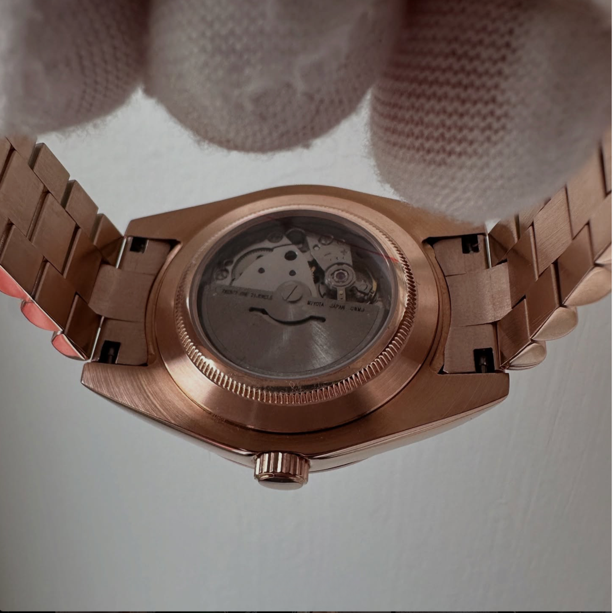 Seikodate Olivgrön︱Roséguld