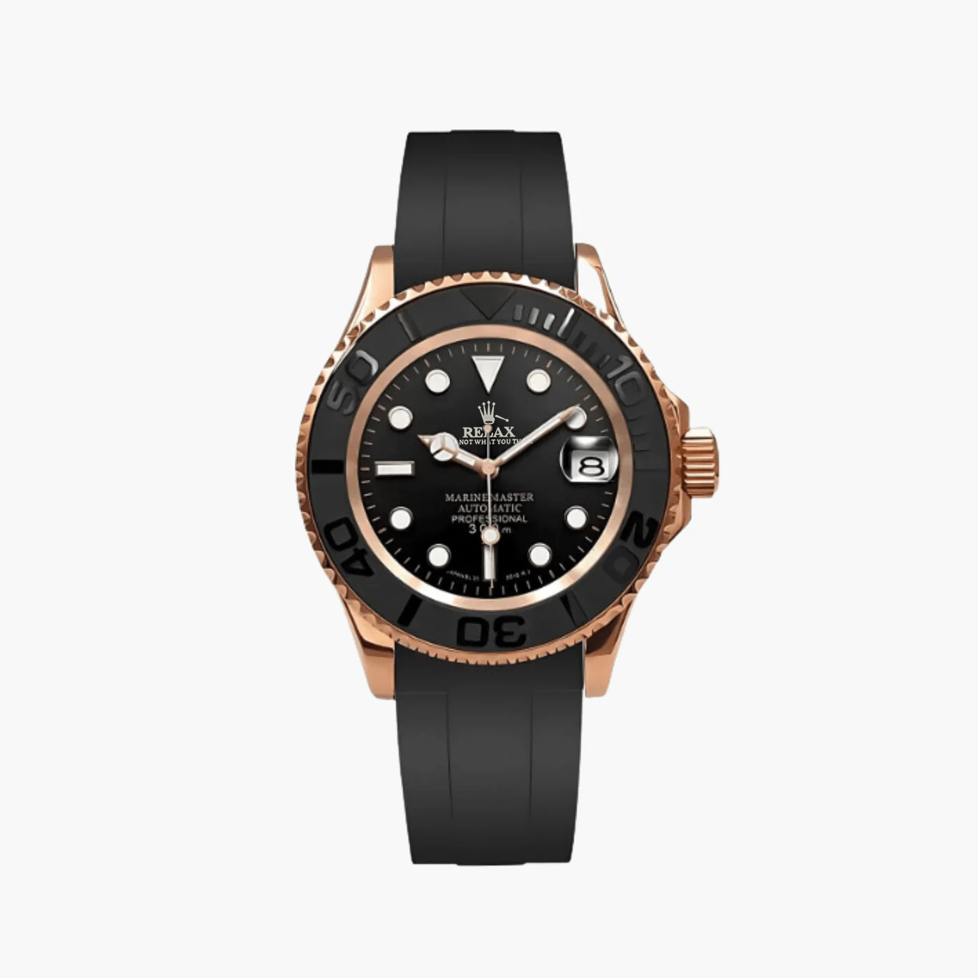 RELAX SEIKOMARINER︱ROSEGOLD GUMMI 