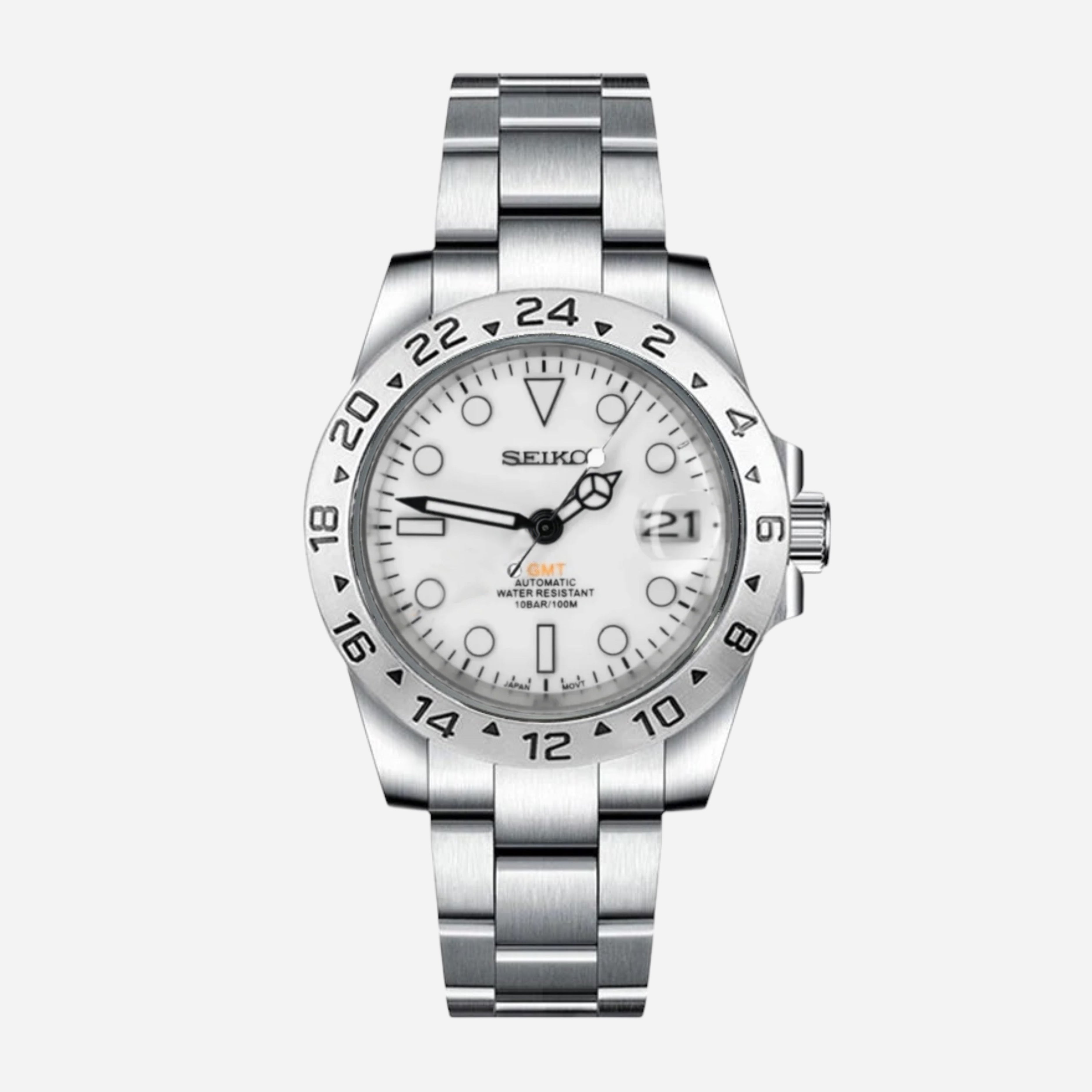Explorer II GMT White